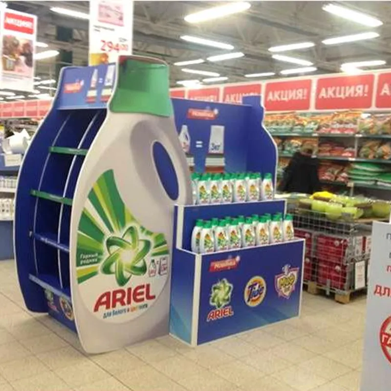 Cardboard Display Customer Brand Cases in supermarket -6