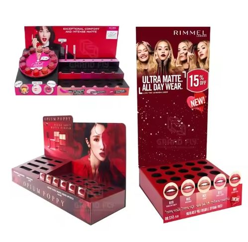 pvc foam counter display stand cosmetic