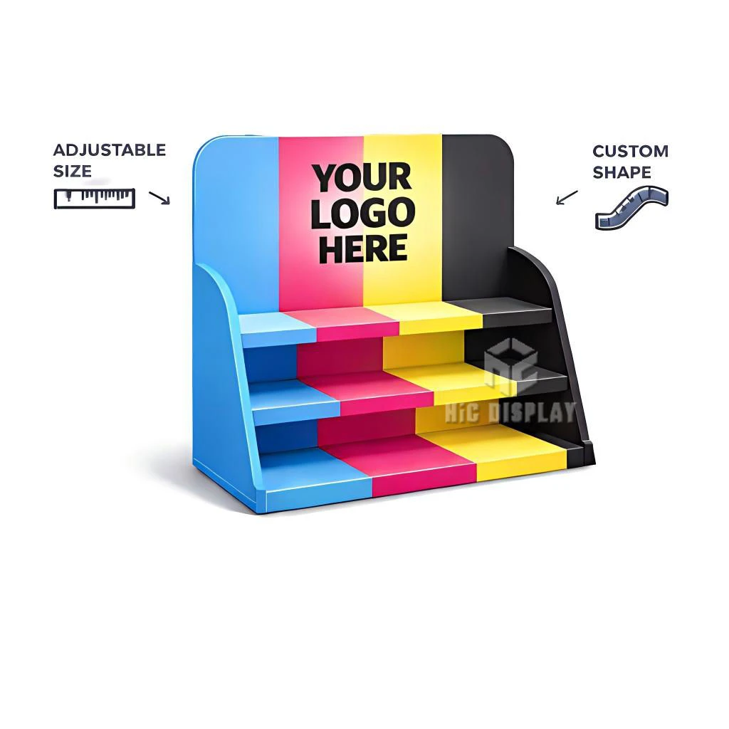Customize display stand shape and dimensions