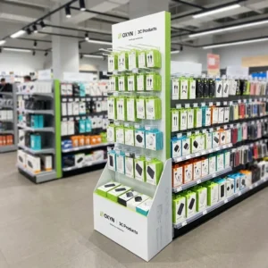 Custom Cardboard Display for Electronics Accessories