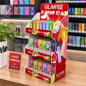 Custom PVC foam board counter display stand for vape products P2303030-1