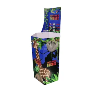 Custom PVC foam board dump bin display for kids T-shirts P2510045