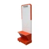 PVC slotted floor display stand for phone accessories